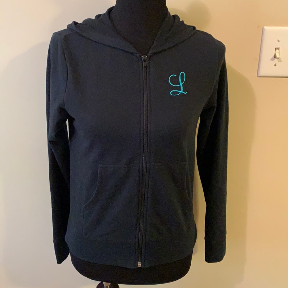 EUC Girl’s L Initial Hooded Jacket